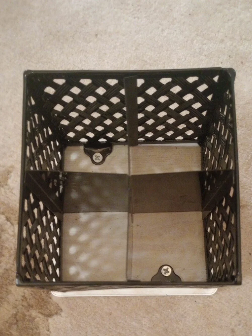 🇺🇸NWT TARGET Black Lattice 4-Compartment Desk Organizer